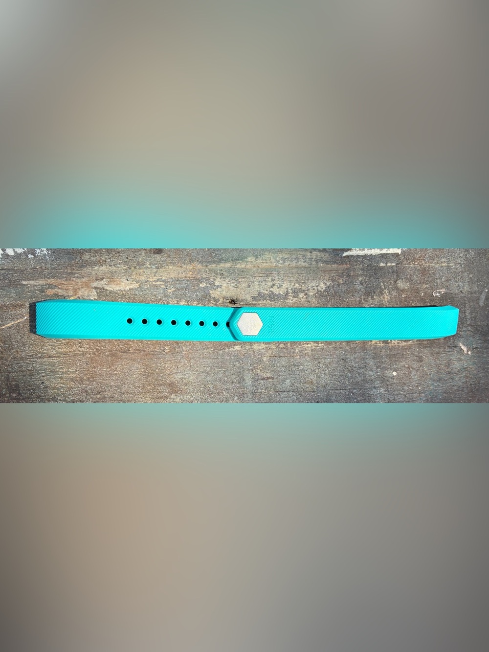 Replacement Adjustable Teal Silicone Wristband for FitBit Alta or Alta HR